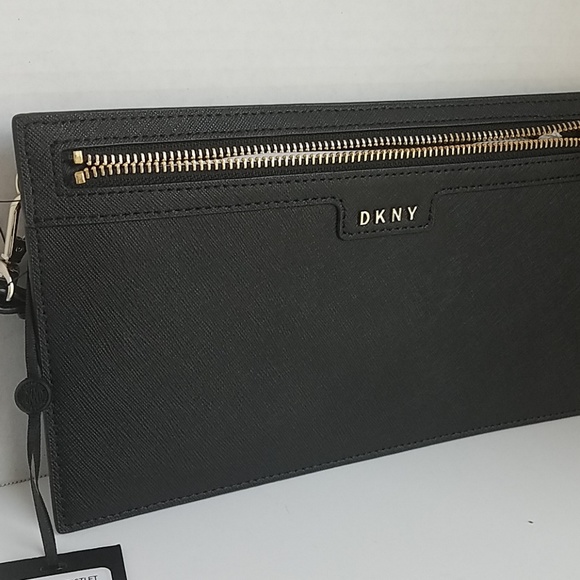 DKNY Vela Leather Wristlet - Picture 7 of 8